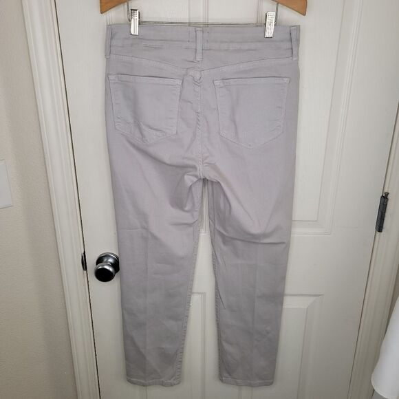 Nydj gray skinny ankle denim jeans size 10 - Picture 4 of 8